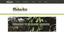 Desktop Screenshot of mobackes.se